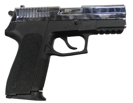 Охолощенное оружие пистолет Retay Sig Sauer S2022 к.9mm P.A.K (никель)